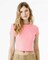 BELLA CANVAS Women’s Micro Rib Baby Tee for Casual Wear & Modern Layering Style